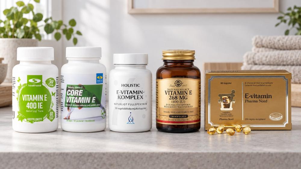 Testvinnarna inom E-vitamin