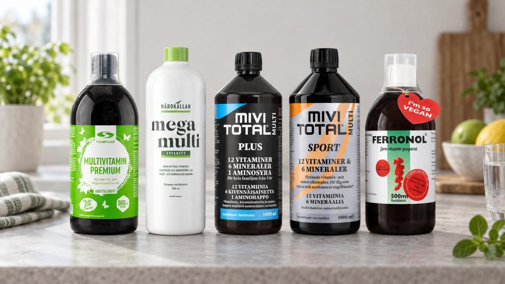 Testvinnarna inom Flytande multivitamin