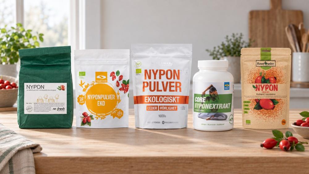 Testvinnarna inom Nyponpulver