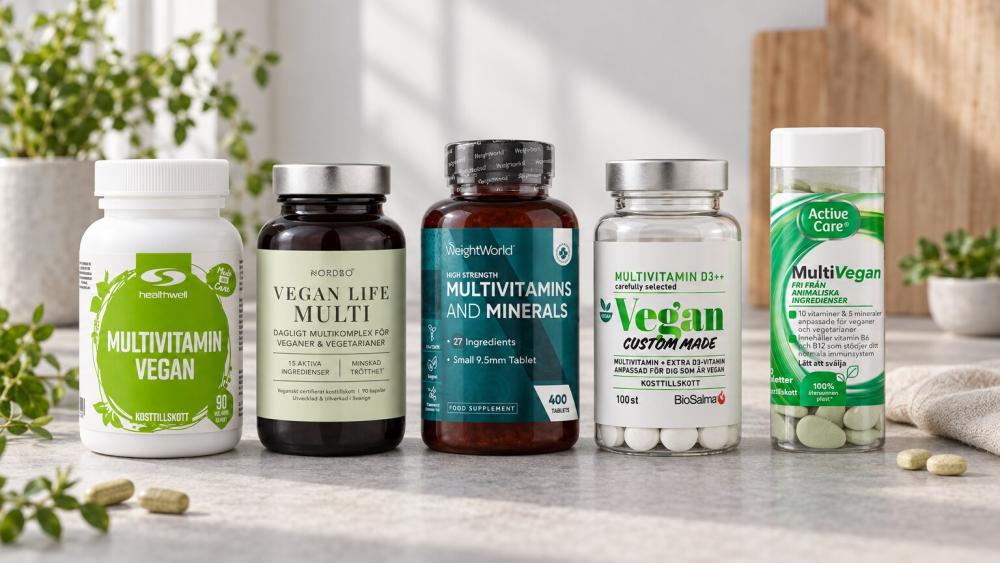 Testvinnarna inom Vegansk multivitamin
