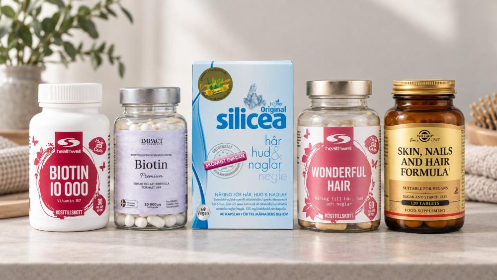 Testvinnarna inom Vitaminer för hår