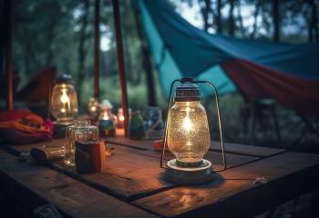 Campinglampa banner