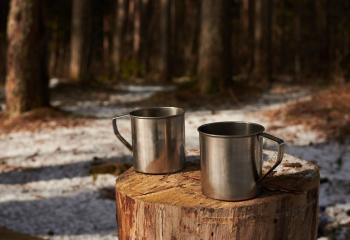 Campingmugg banner