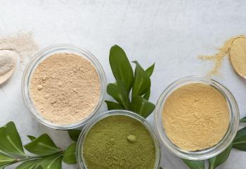 Ekologiskt proteinpulver banner