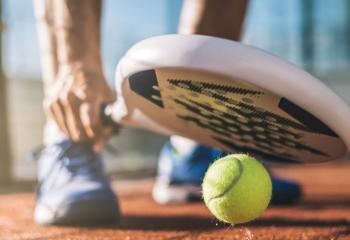 Padelracket banner