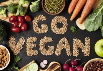 Veganskt proteinpulver banner