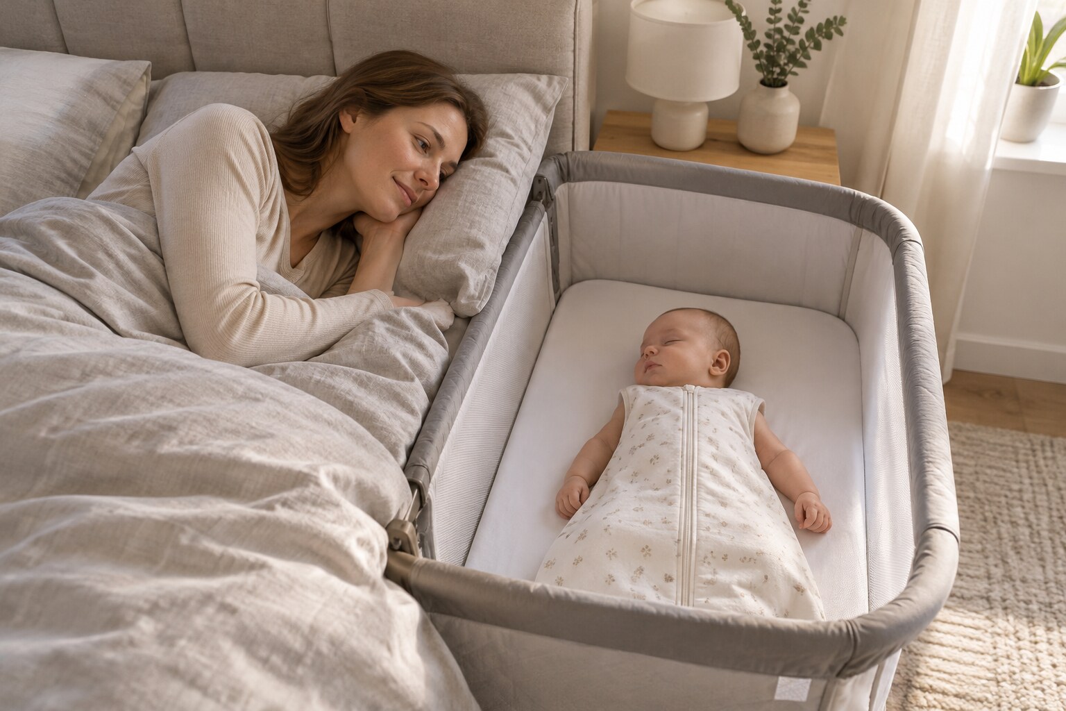Bedside crib