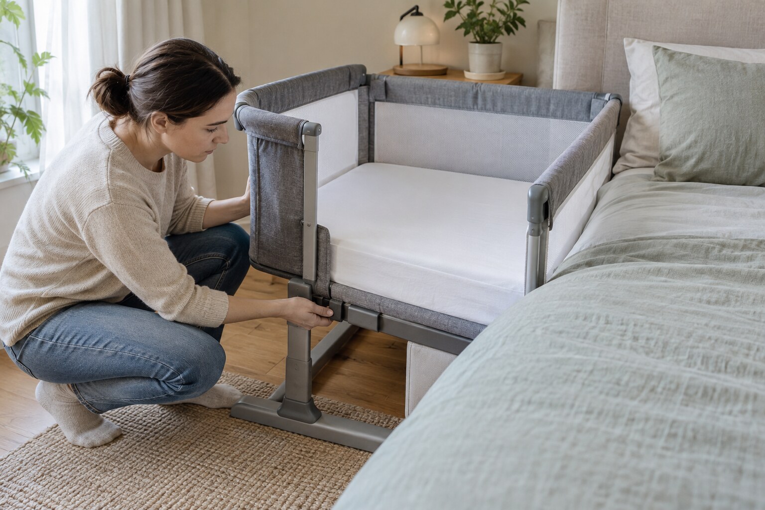 Bedside crib
