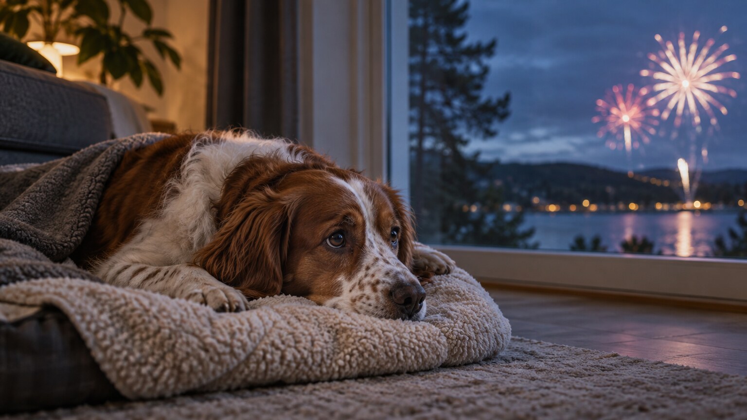 Lugnande hund – Content