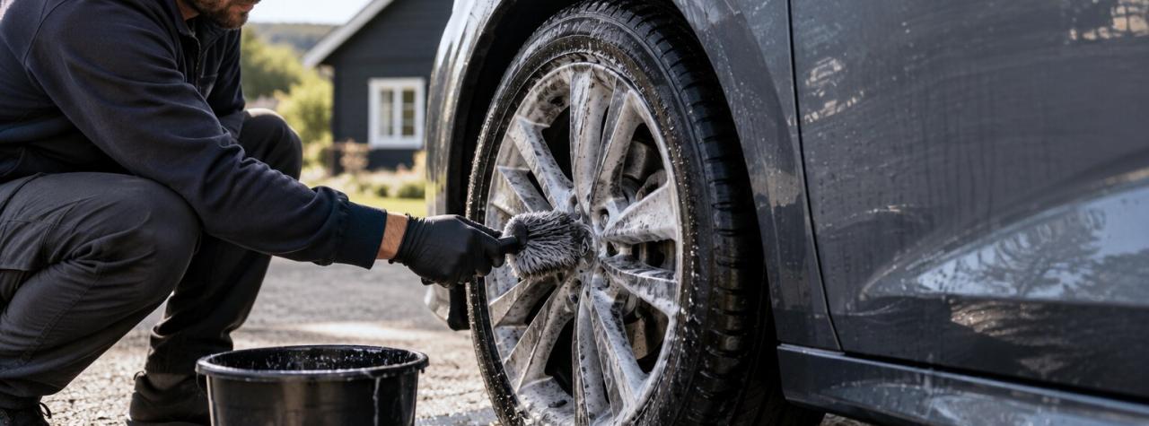 Jämförelse av Fälgrengöring
