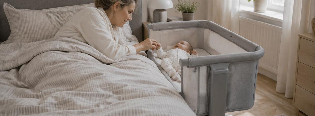 Jämförelse av Bedside crib