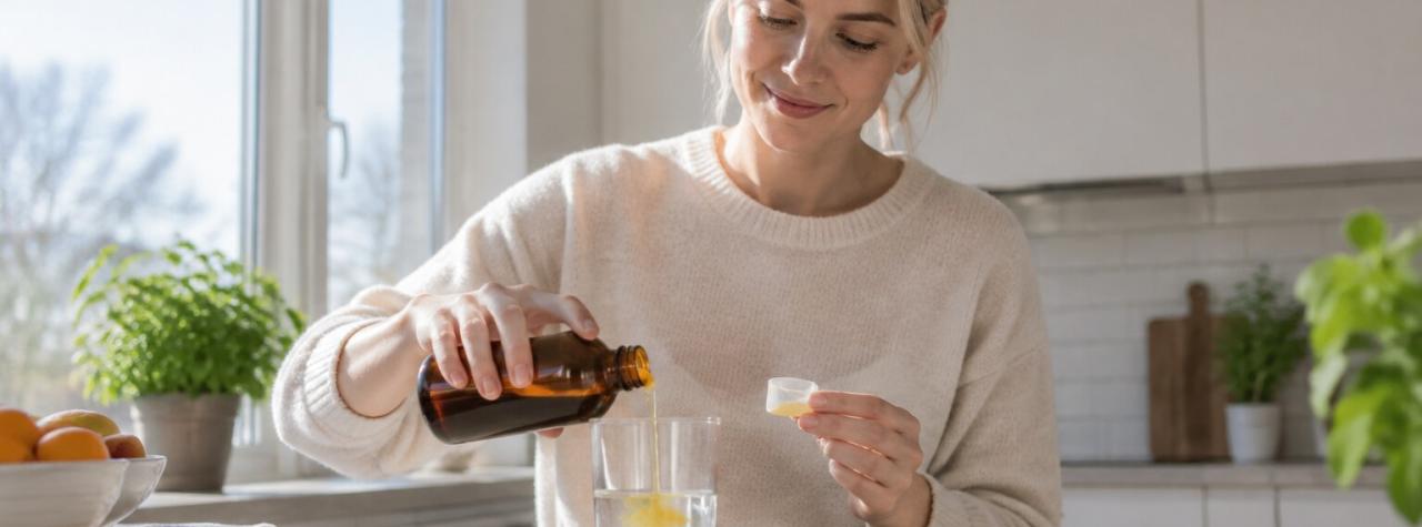 Jämförelse av Flytande multivitamin