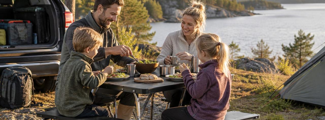 Jämförelse av Campingbord