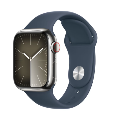 Apple Watch Series 9 GPS och LTE 41mm rostfritt stål