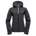 Black Diamond Women's StormLine Stretch Rain Shell Jacket Black
