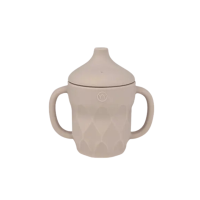 Pipmugg i silikon Dune Beige