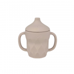 Pipmugg i silikon Dune Beige