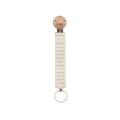 BIBS Pacifier Clip Knitted Ivory
