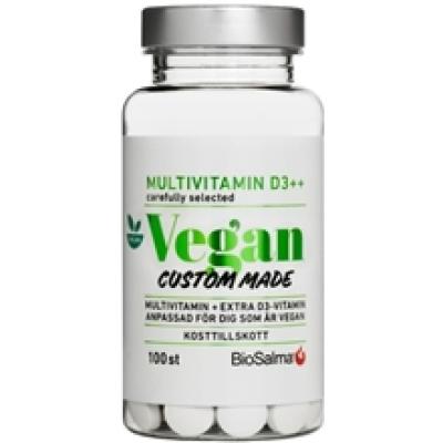 BioSalma Multivitamin Vegan D-vitamin++ 100 tabletter