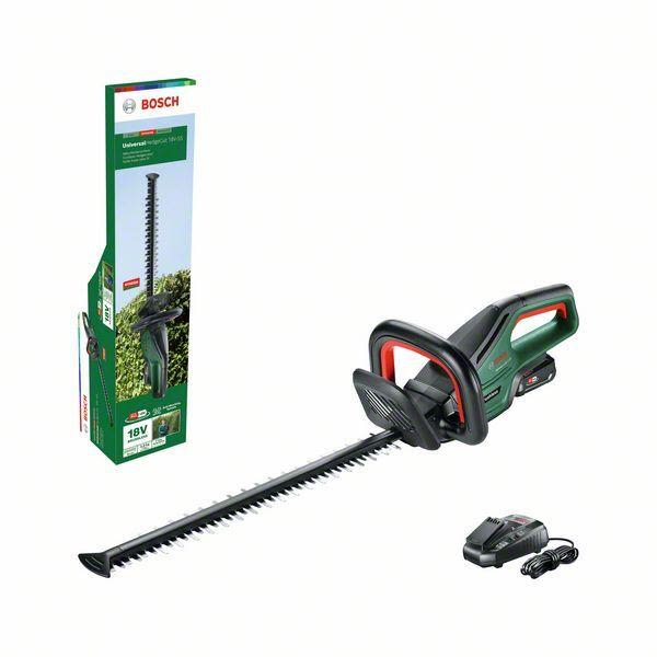 Bosch UniversalHedgeCut 18V-55 med batteri och laddare