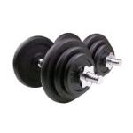 Byggbart Hantelset - 2 X 29,5kg Järn