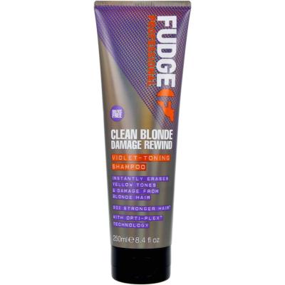 Fudge Clean Blonde Damage Rewind Violet-Toning Shampoo