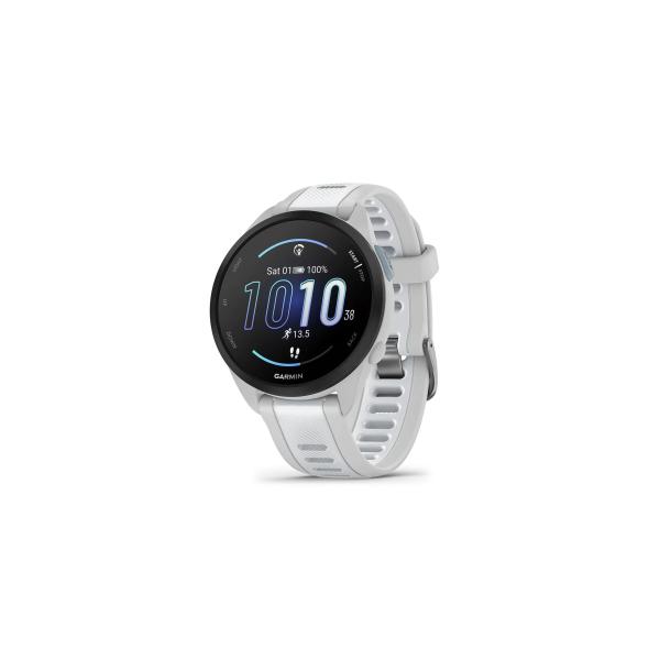 Garmin Forerunner 165 GPS Träningsklocka – Mist Gray/Whitestone