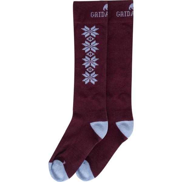 Gridarmor Kids' Alpin Merino Ski Sokk Fig