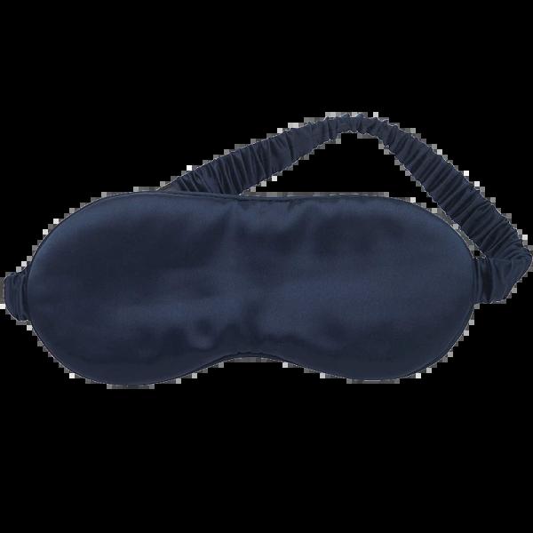 Lenoites Mulberry Sleep Mask with Pouch Blue