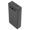 Linocell Powerbank 20000 mAh med 20W laddning Svart