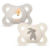 MAM Original Silicone 0-6 mån Neutral 2-pack