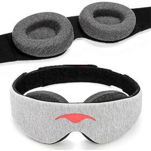 Manta Sleep Mask – justerbar sovmask med avtagbara ögonkuddar