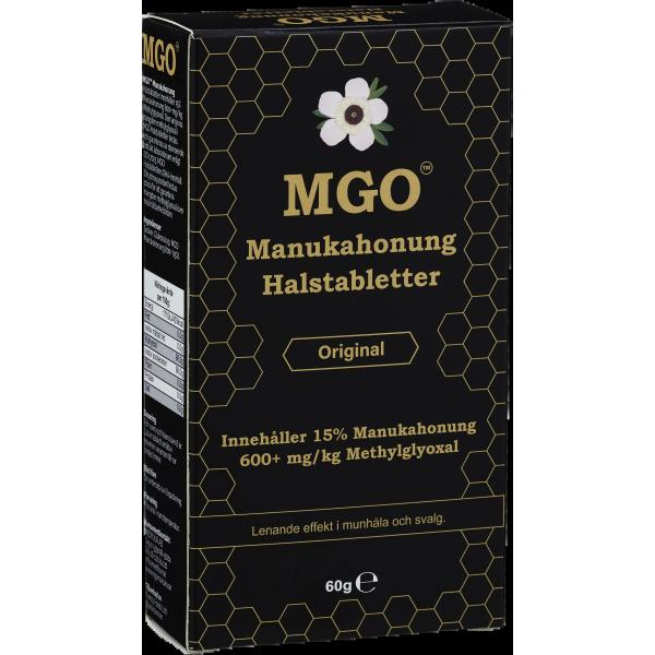 MGO Manukahonung 600+ Halstabletter