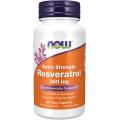 NOW Resveratrol Extra Strength 350 mg 60 vegkapslar