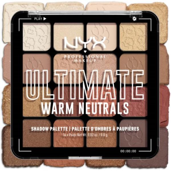 NYX Professional Makeup Ultimate Shadow Palette 05W Warm Neutrals
