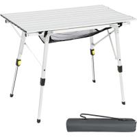 Portal hopfällbart campingbord i aluminium 90 × 53 cm