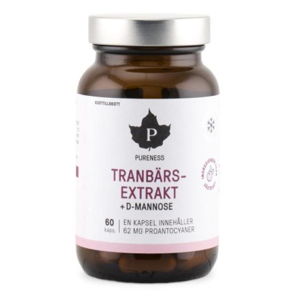Pureness Tranbärsextrakt + D-mannose