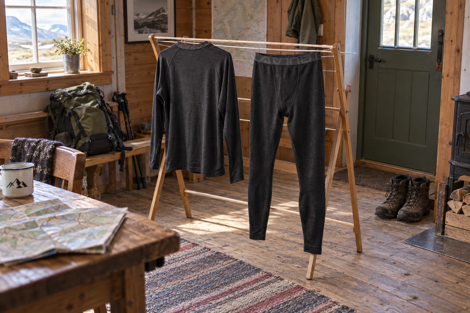 Bula Merino Wool Pants med hellånga ben