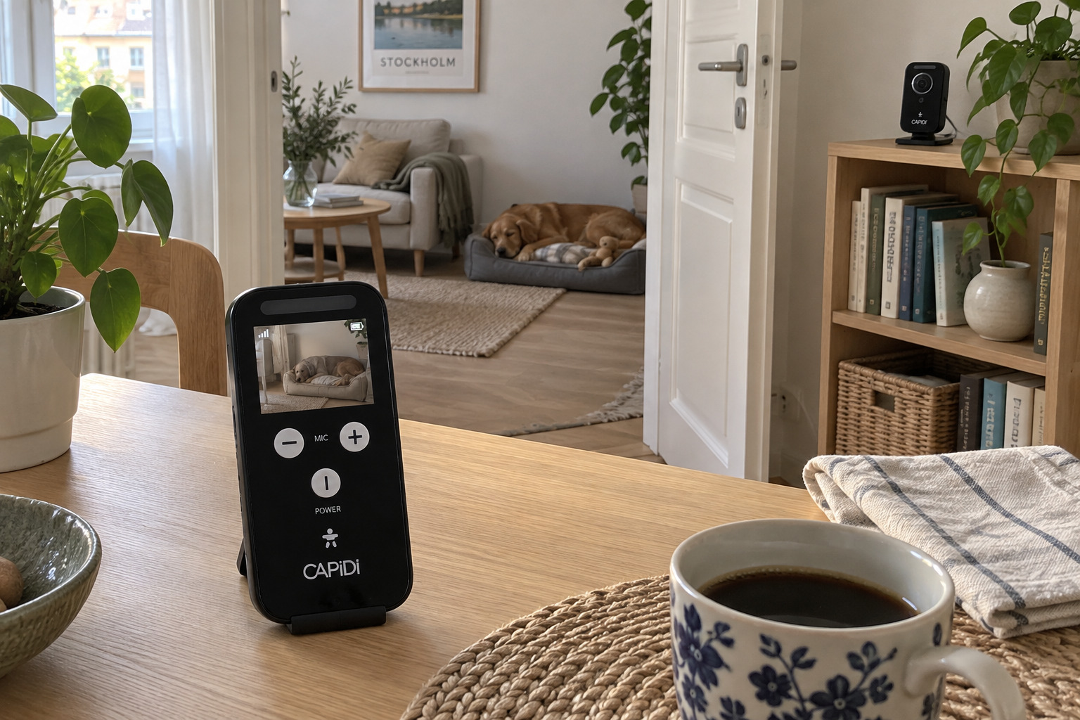 CAPiDi Babyvakt med få reglage och bältesspänne