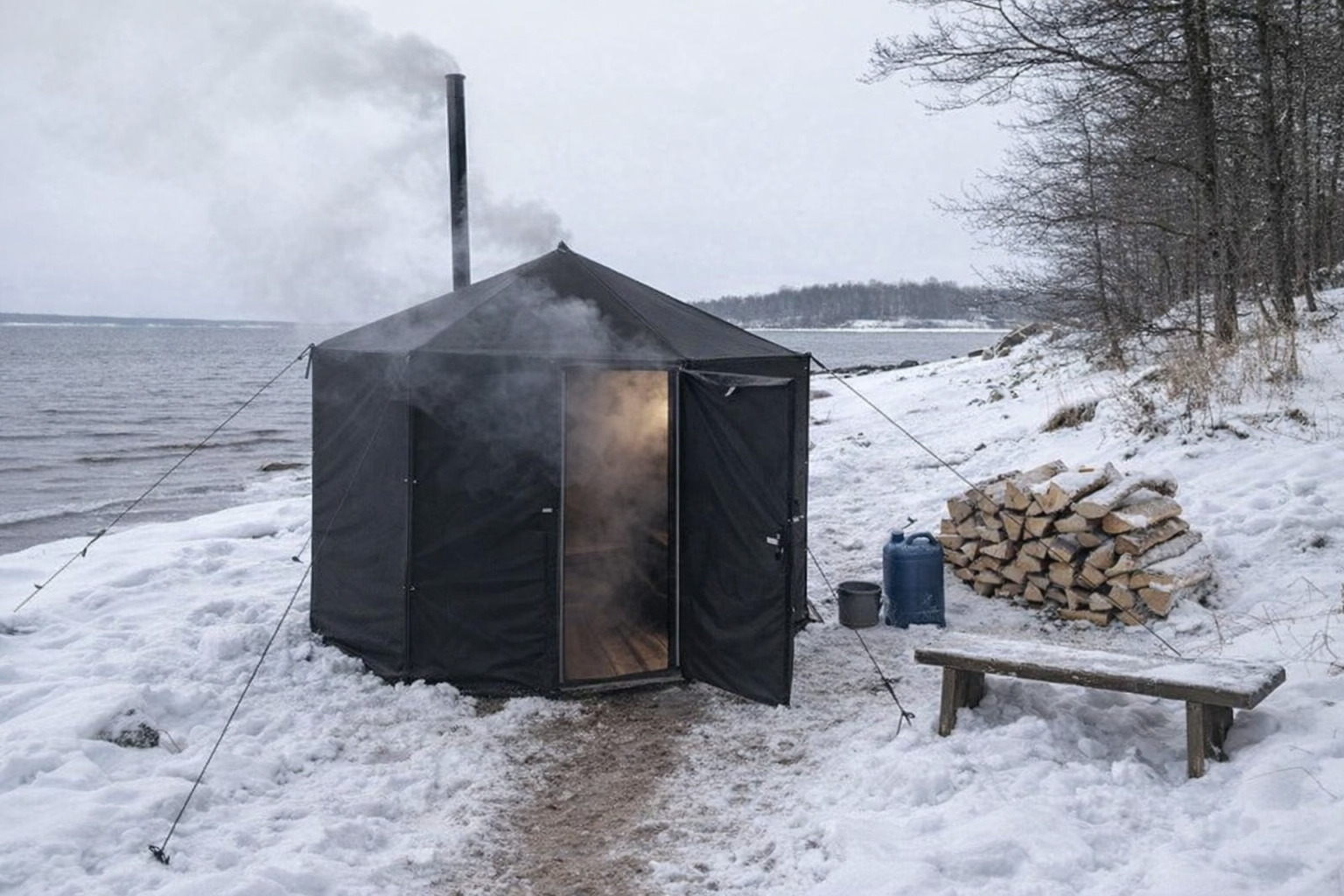 Savotta Hiisi 4 Sauna Tent