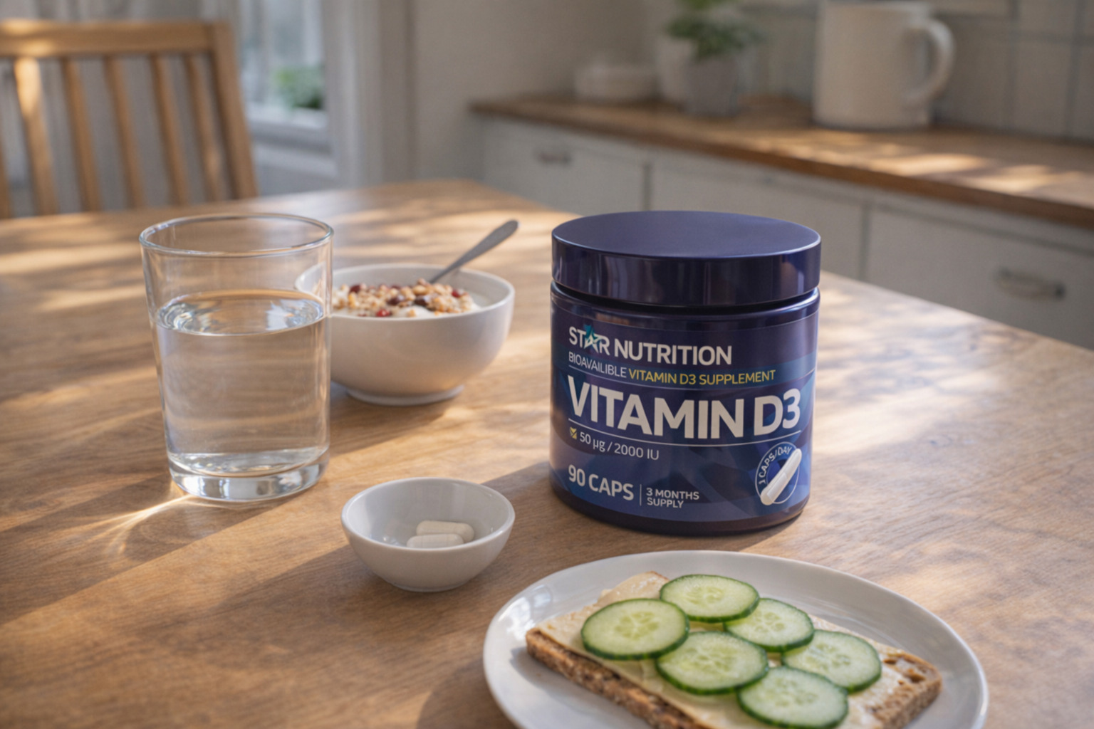 Star Nutrition Vitamin D3 90 kapslar