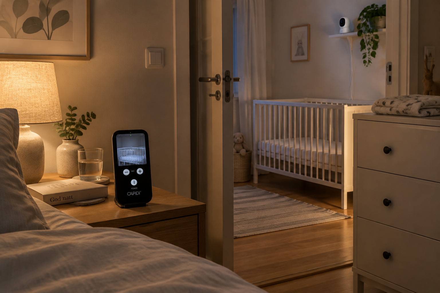 CAPiDi Babyvakt med babyenhet och föräldraenhet