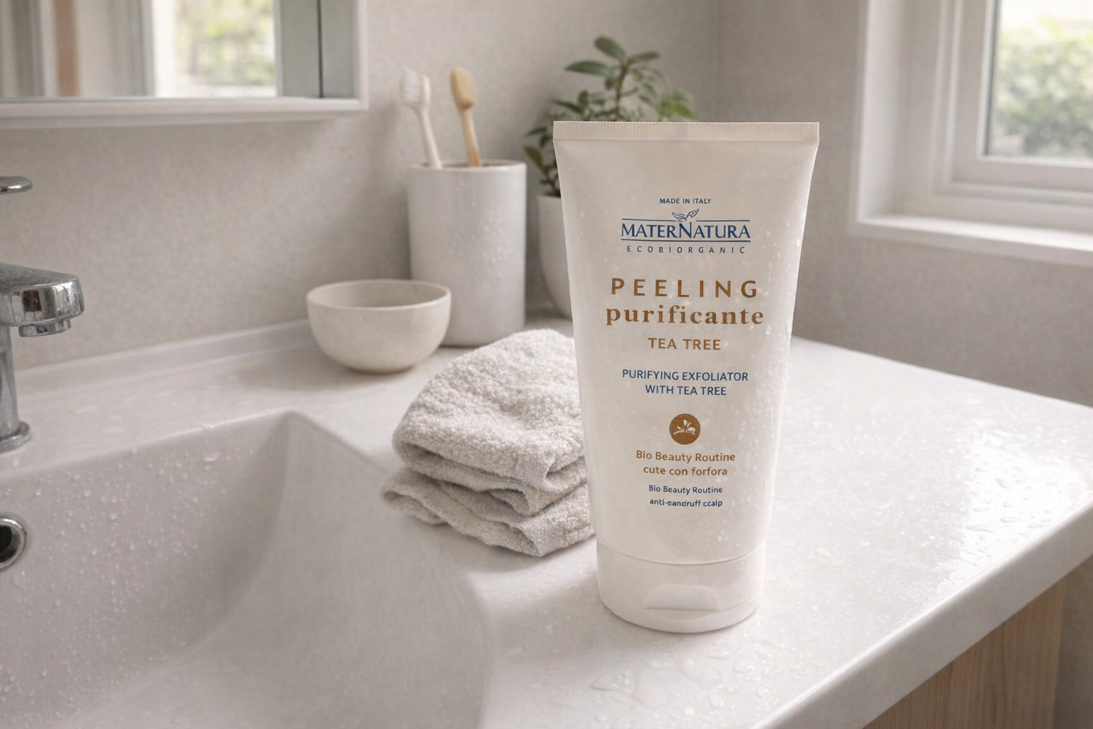 MaterNatura Purifying Peeling with Tea-tree