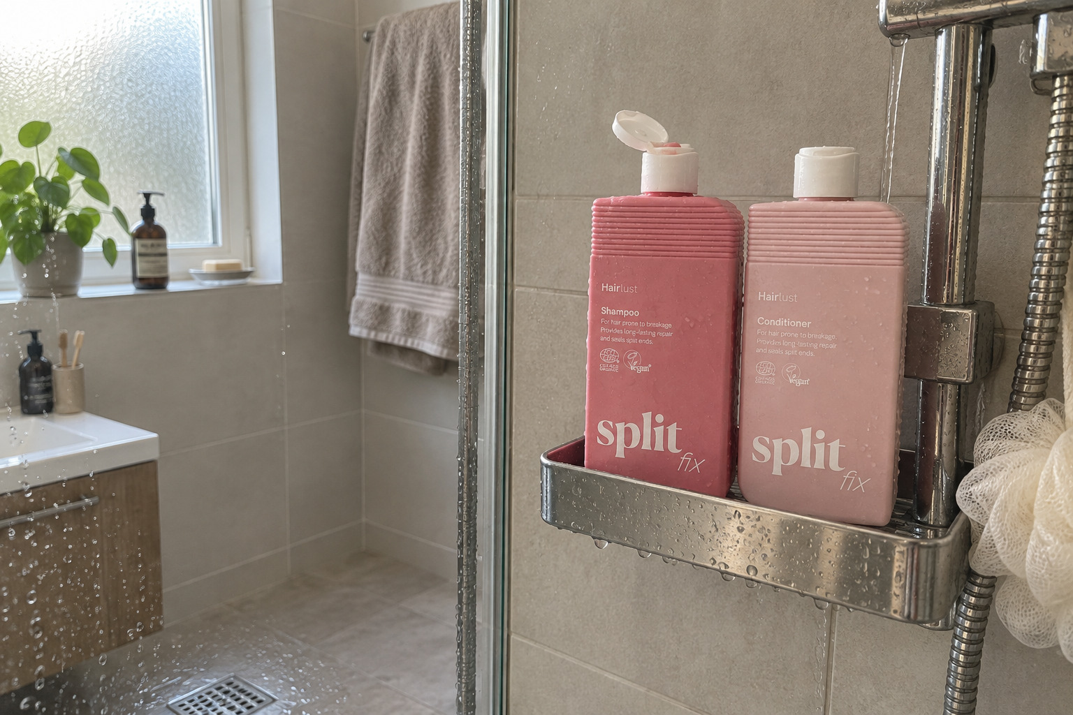 Hairlust Split Fix Duo med schampo och balsam, 250 ml vardera