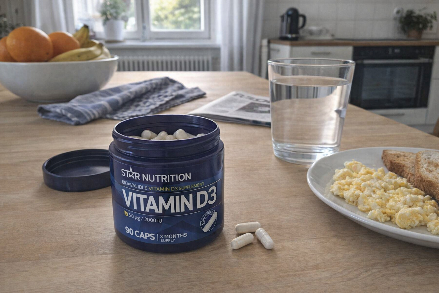 Star Nutrition Vitamin D3 90 kapslar