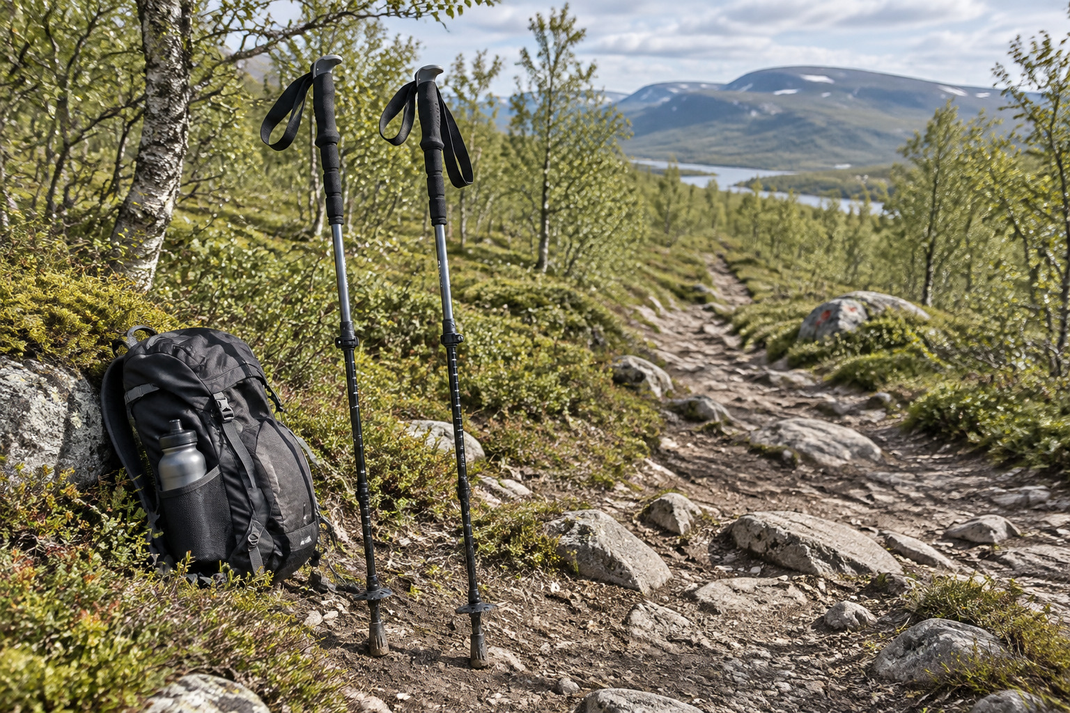 Urberg Classic Hiking Pole G5 Phantom vandringsstavar