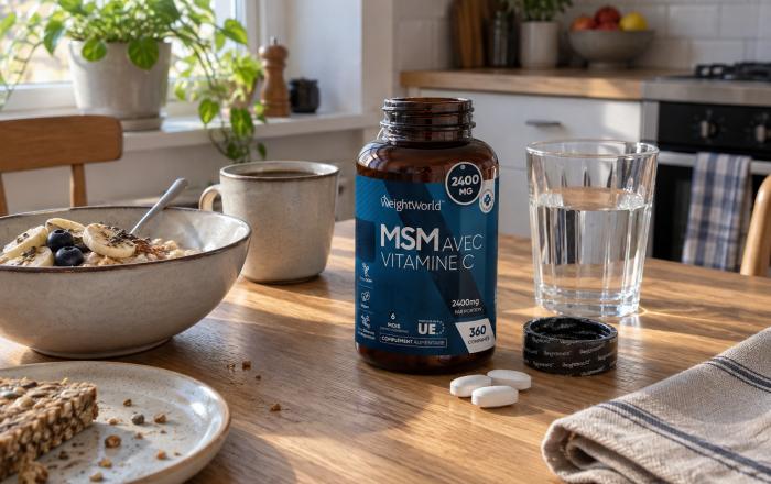 WeightWorld MSM med vitamin C 2500 mg, 360 tabletter