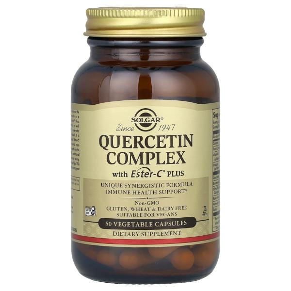 Solgar Quercetin Complex med Ester-C Plus 50 kapslar
