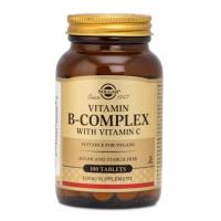 Solgar Vitamin B-Complex med C-vitamin 100 tabletter