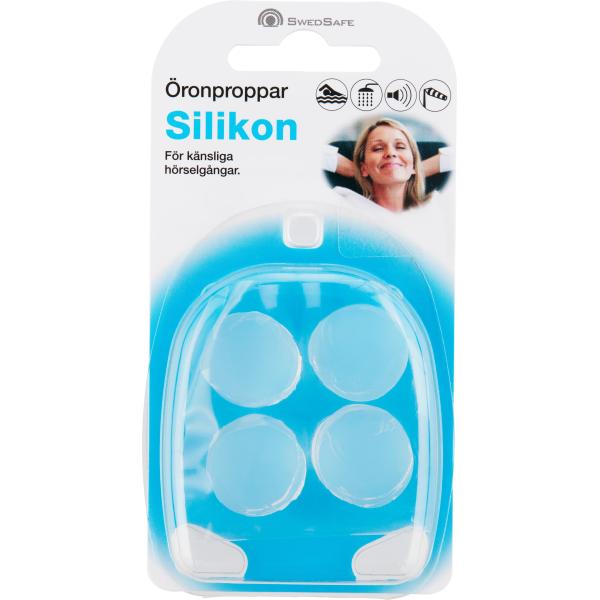 Swedsafe Öronproppar i silikon 2 par
